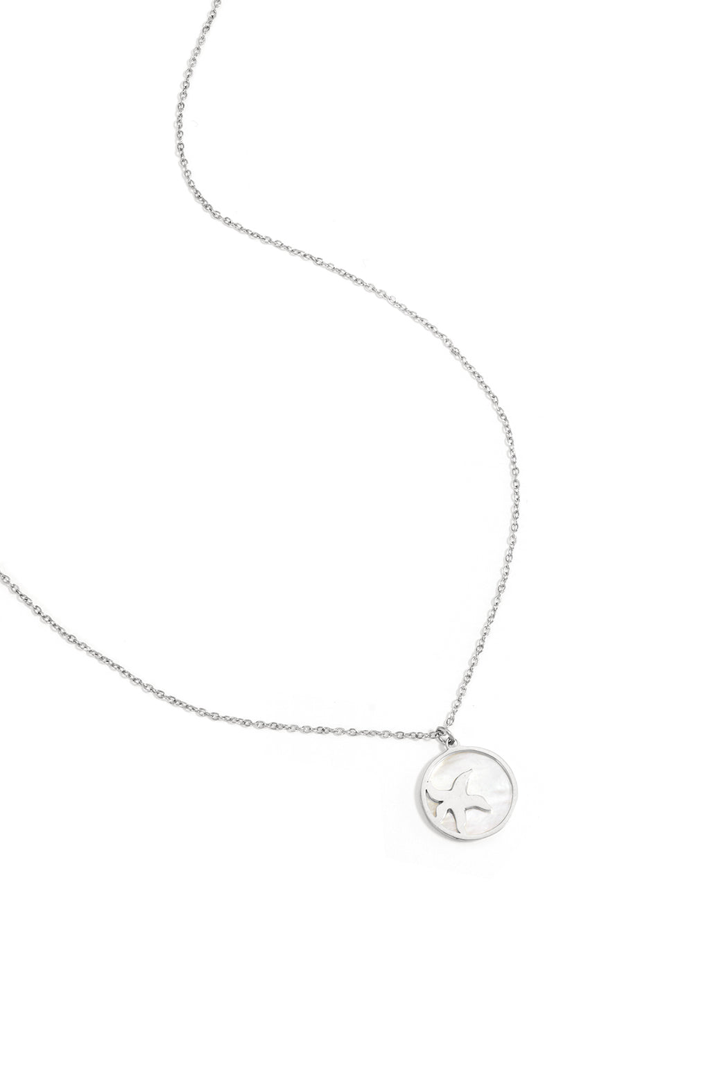 Collana con stella marina in cerchio