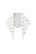 Sciarpa triangolare a pois audaci
