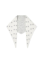 Sciarpa triangolare a pois audaci