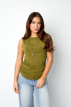 top drappeggiato