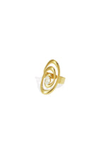 Anelli in acciaio inossidabile con pietre preziose, linee Daily Daily Simple Series, gioielli da donna
