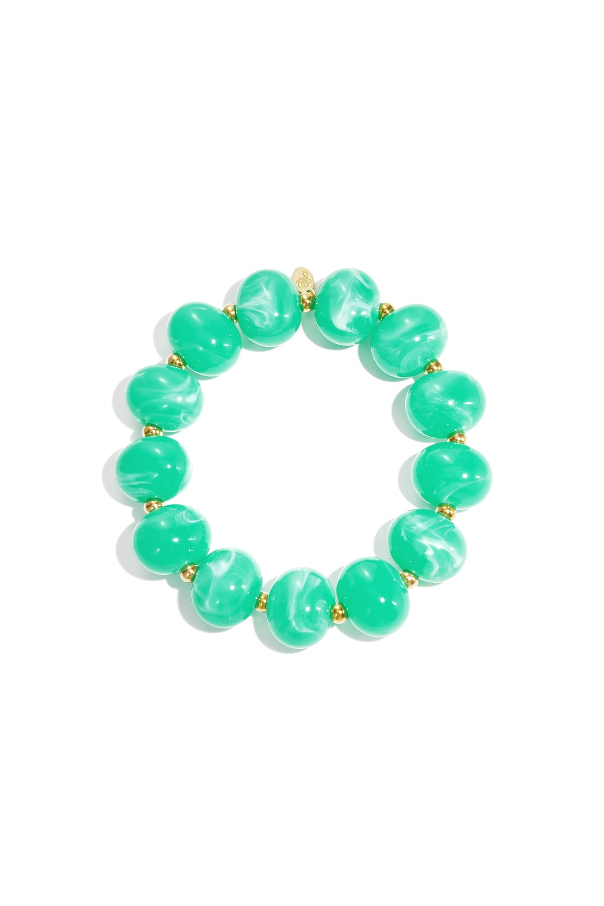Bracciale elastico con perline grandi