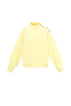 Maglione Donna in Fibra di Poliestere Intrecciata Stile Casual Colore Puro