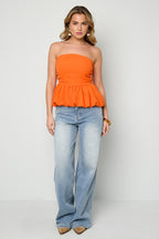 Top con spalle scoperte