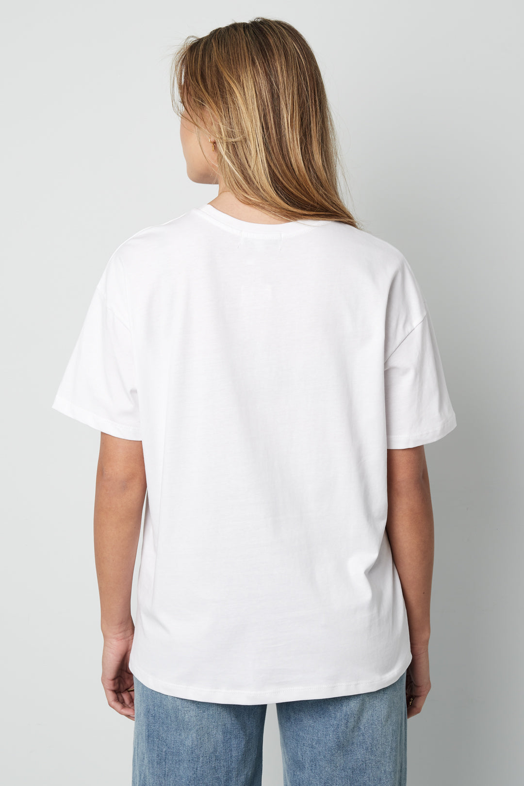Cotton Maglietta Donna Casual Letters