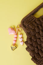 Ciondoli per borse Cuore Casual Acrilico Accessori quotidiani