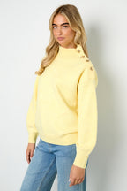 Maglione Donna in Fibra di Poliestere Intrecciata Stile Casual Colore Puro