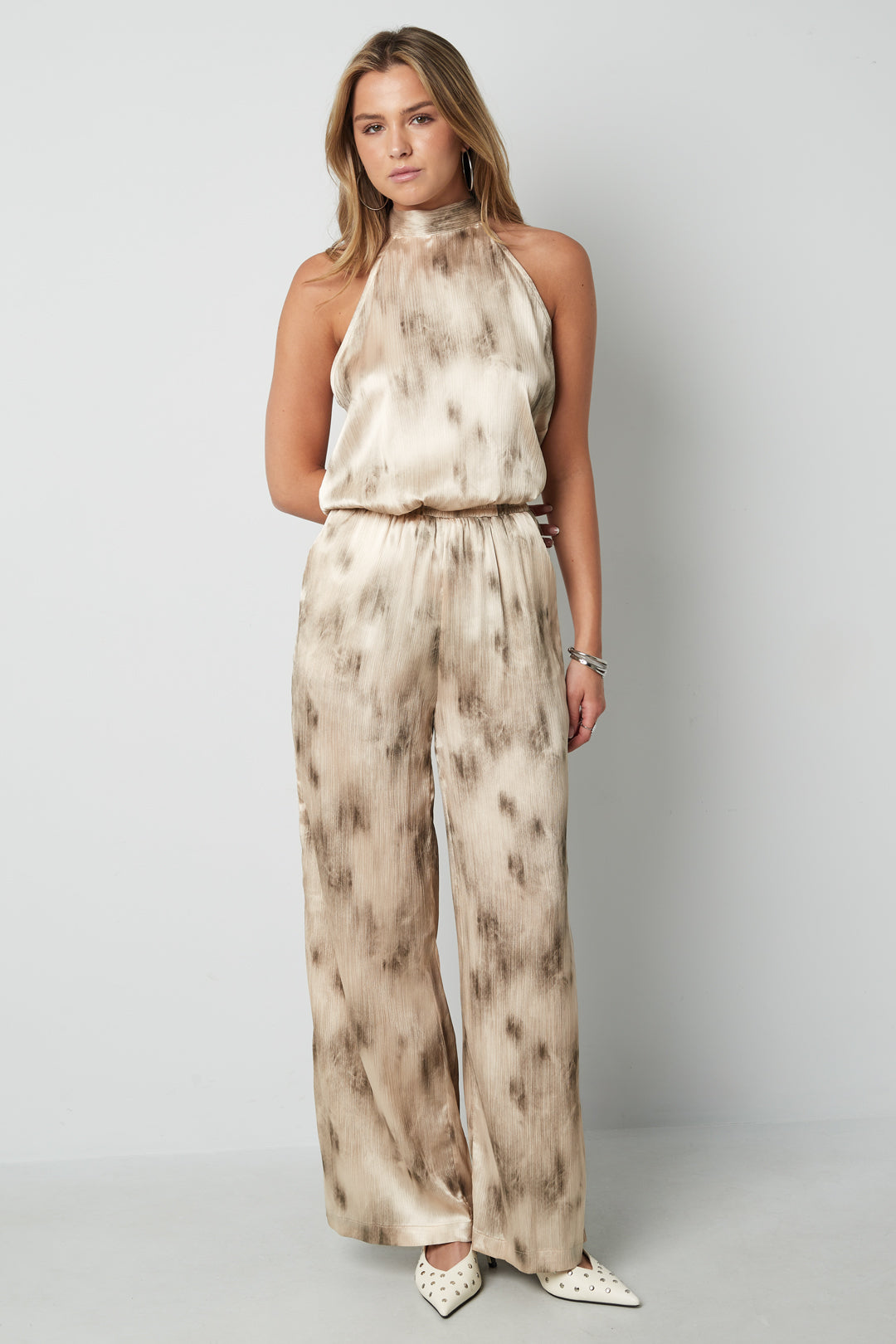 Pantaloni larghi donna tessuti casual Tie-dye Primavera/Estate