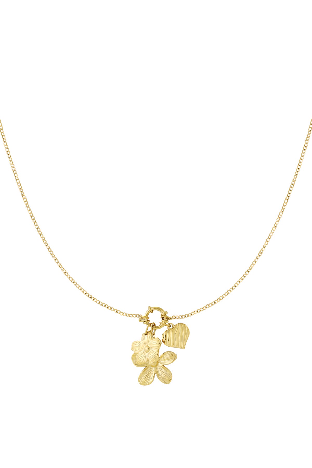 Collana fai da te con fiori