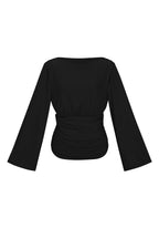 Tessuto Fibra di Poliestere Donna Maglia Maniche Lunghe Elegante Colore Puro Autunno/Inverno