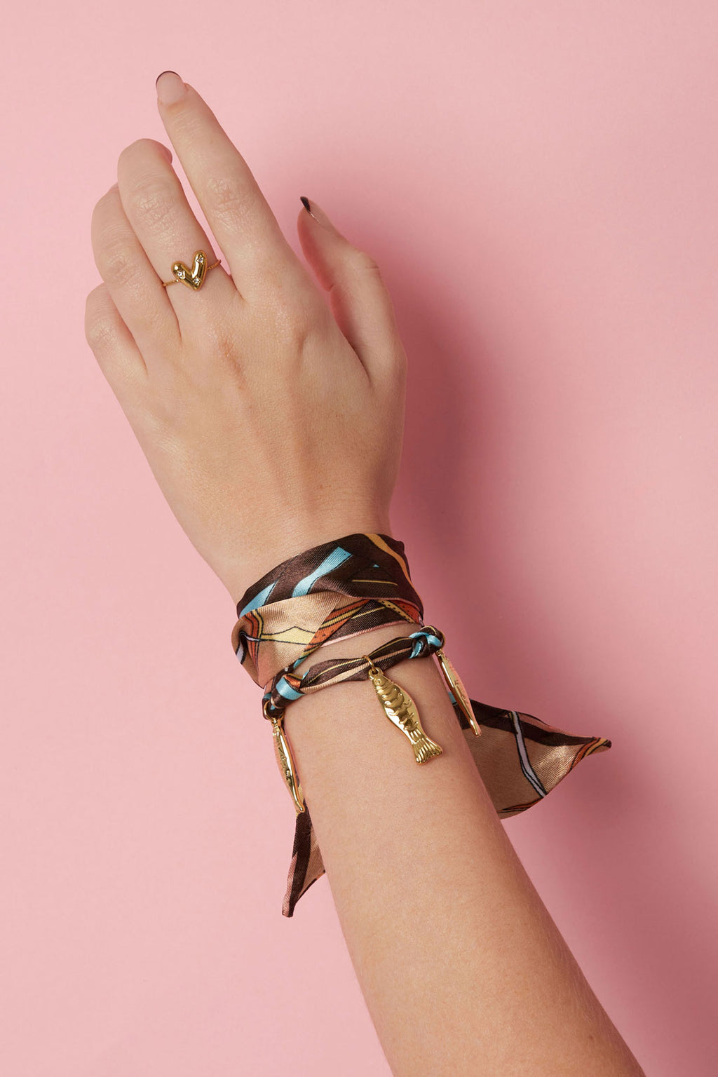 Braccialetti con ciondoli in acciaio inossidabile, serie casual e semplice, gioielli da donna