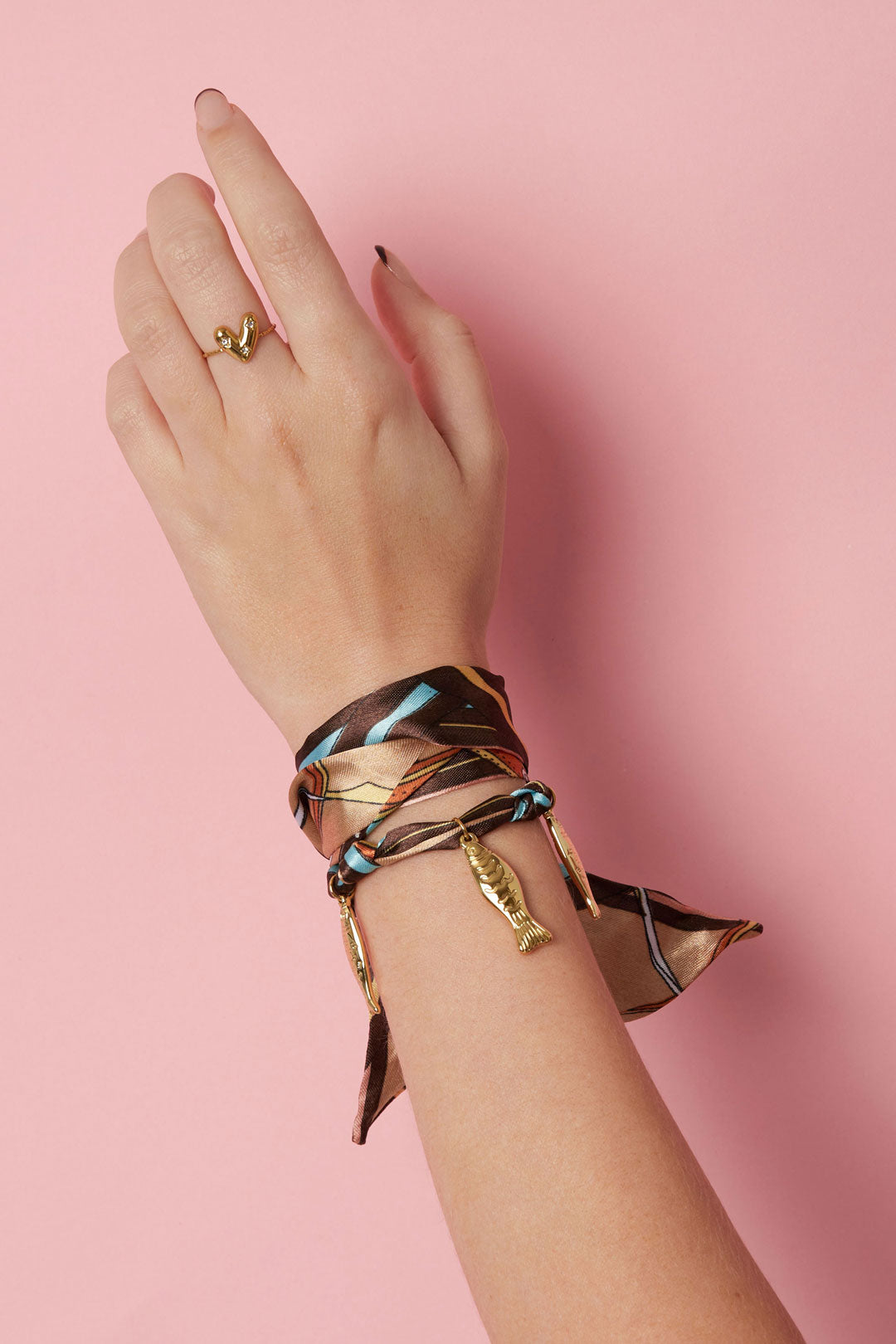 Braccialetti con ciondoli in acciaio inossidabile, serie casual e semplice, gioielli da donna
