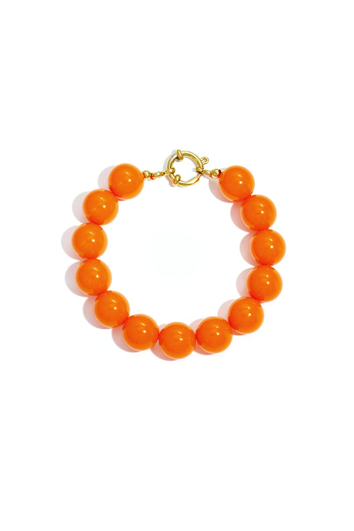 Bracciale con perle grandi e chiusura frontale