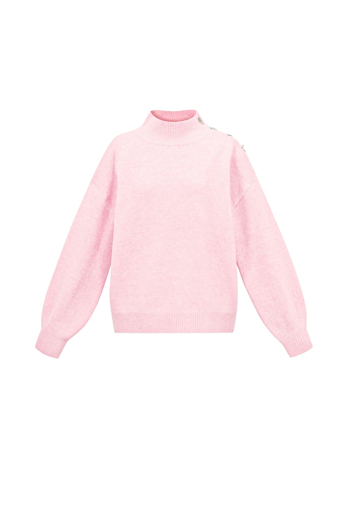 Maglione Donna in Fibra di Poliestere Intrecciata Stile Casual Colore Puro
