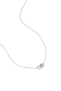 Collana con ciondolo a forma di cuore unito