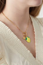 Collana con fiori di limone