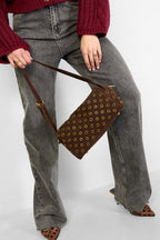Borse a tracolla traforate, casual, in poliestere, accessori quotidiani