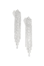 Orecchini pendenti in rame, geometrici, eleganti, lussuosi, serie di gioielli da donna.
