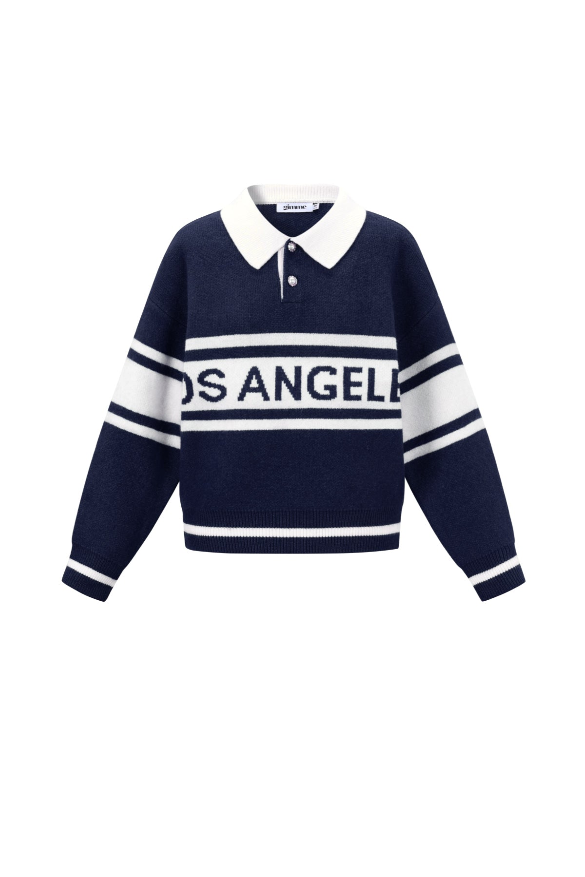 Maglione Donna in Fibra di Poliestere Intrecciata Sporty Lettere