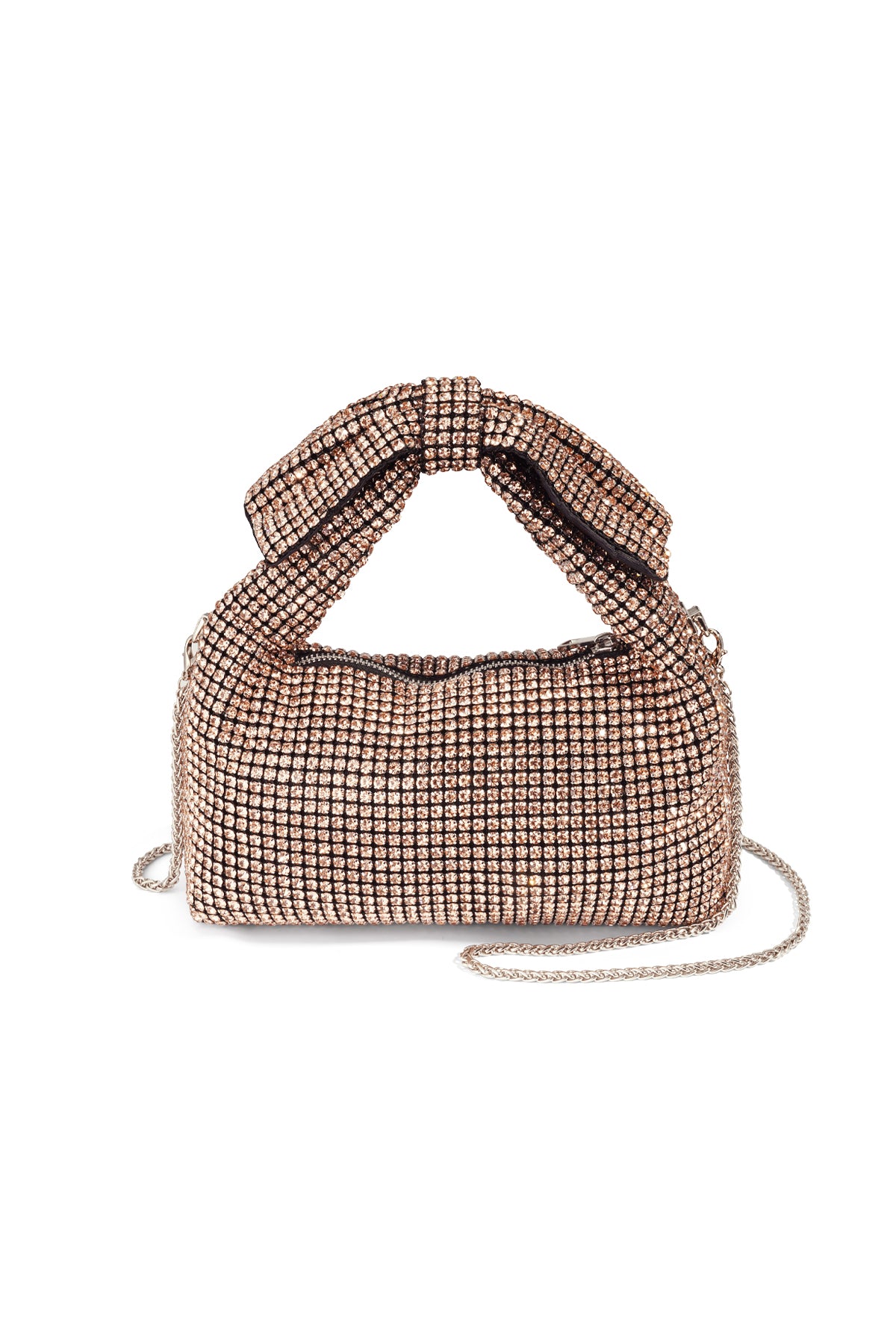 Borse a mano con fiocco e nodo, eleganti accessori per feste/raduni in poliestere