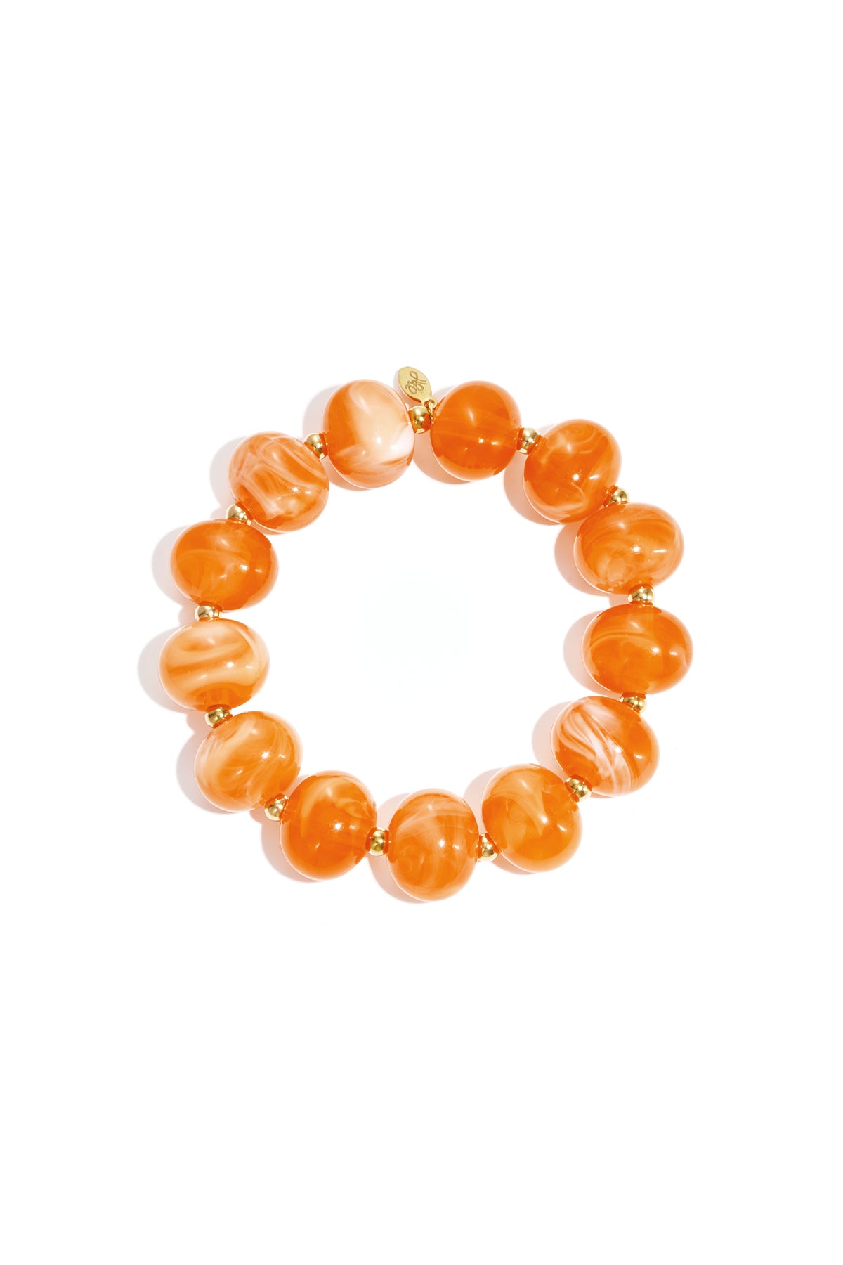 Bracciale elastico con perline grandi