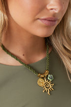 Collane con ciondolo in poliestere, sole, casual, quotidiano, semplice, serie, gioielli da donna