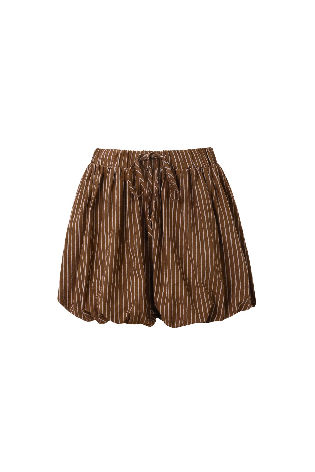 Woven Cotton Shorts Donna Casual Stripes