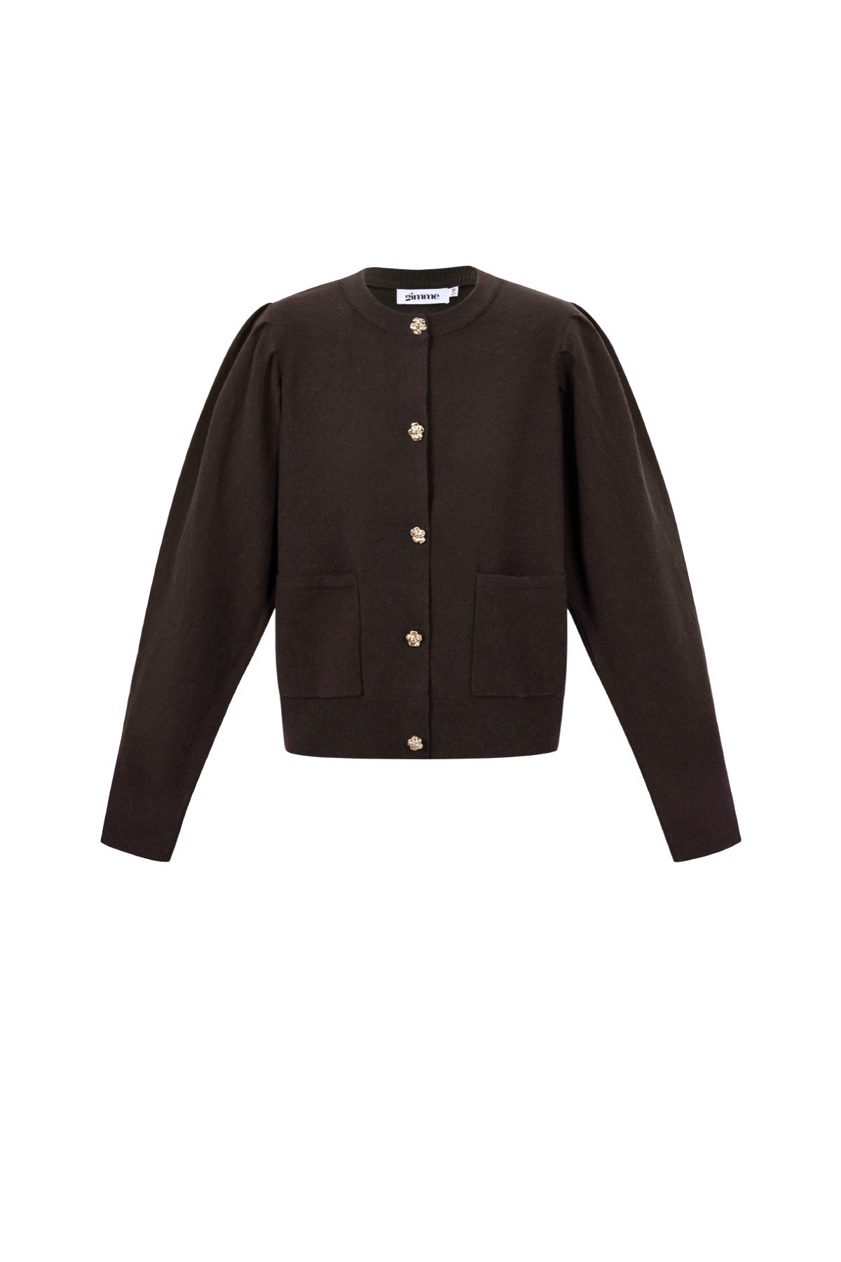 Cardigan di Viscosa Intrecciata Donna Autunno/Inverno Casual Colore Solido