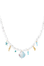 Collane di perle artificiali con perline, stile tartaruga, casual, per vacanze/spiaggia, semplici, da donna
